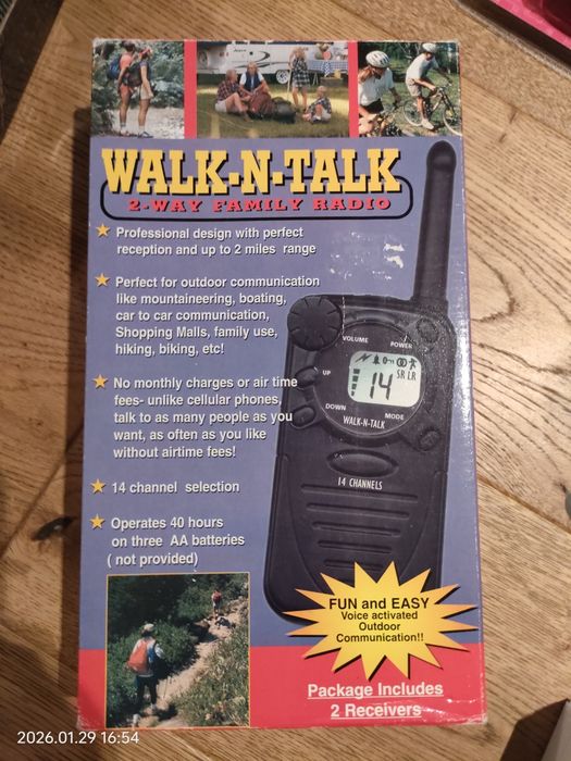 Krótkofalówki radiotelefony walki talki zestaw