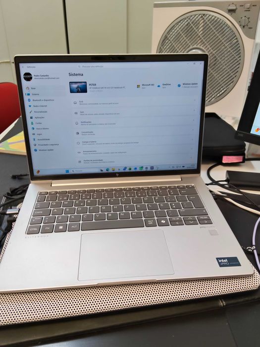 HP EliteBook 640 32Gb ddr5 e 512Gb ssd, 14", em ótimo estado bateria com mais de 3h de autonomia, intel core Ultra 5