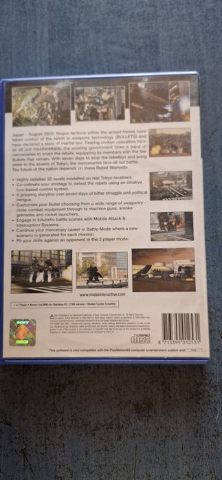 Gra na ps2 Robot Warlords