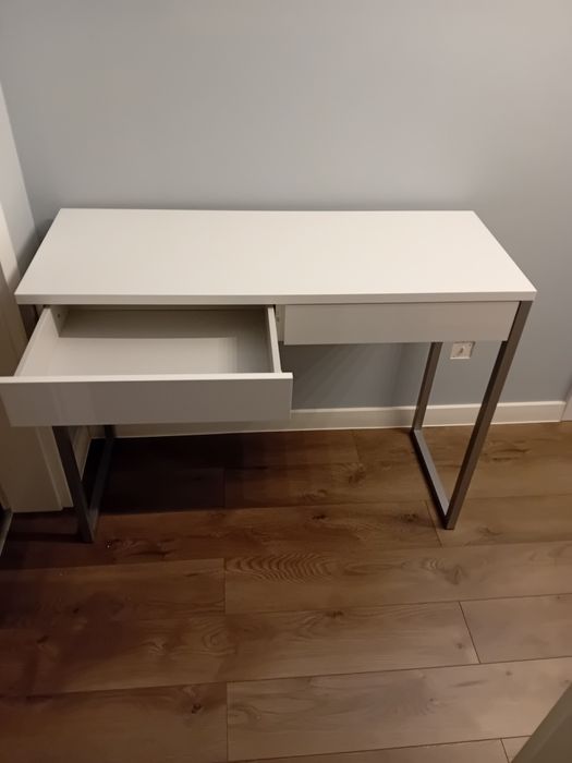 Biurko biały połysk