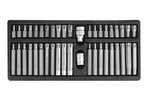 Komplet Kluczy 42 Części Ribe, Torx Security