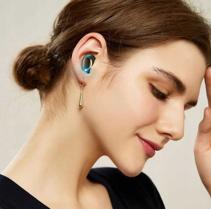 Słuchawki bezprzewodowe dokanałowe Bluetooth Earbuds