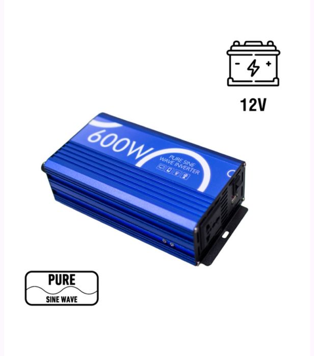 Інвертор-перетворювач напруги UT-INV600W 12В-220В (600Вт)