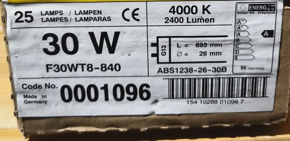 Świetlówki Sylvania Luxline Plus 30W 4000K