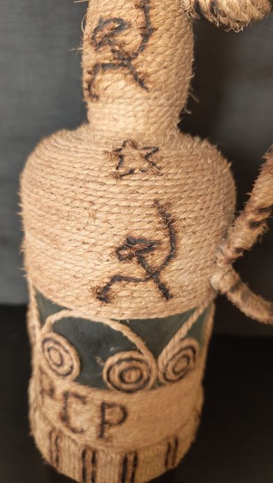 Garrafa decorativa artesanal do Partido Comunista Português(PCP)