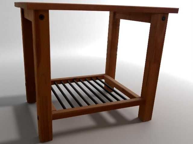 Mesa de Apoio em Madeira | Nova | Já Montada | Entrega Grátis