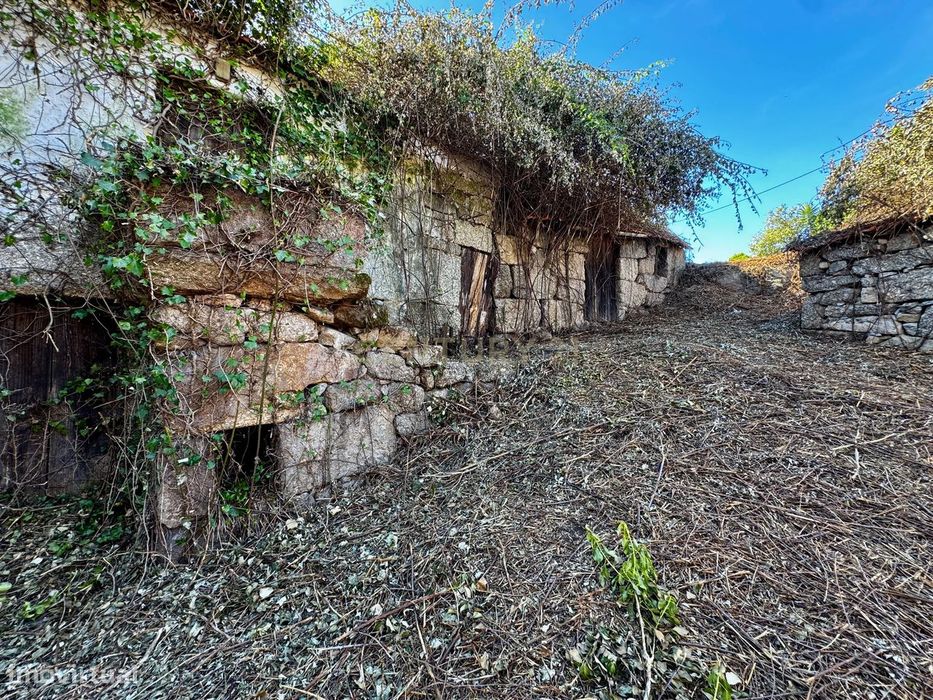 Moradias em ruína em Abragão
