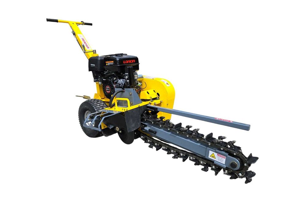 Koparka łańcuchowa spalinowa HDM 15KM ES LONCIN rozrusznik głębokość 60cm