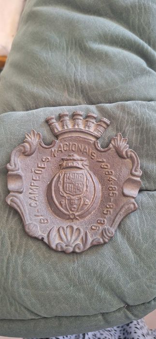 Cinzeiro comemorativo em bronze do F.C.P. Cinzeiro em Bronze FC Porto Bi-Campeão Nacional 84/85 e 85/86".