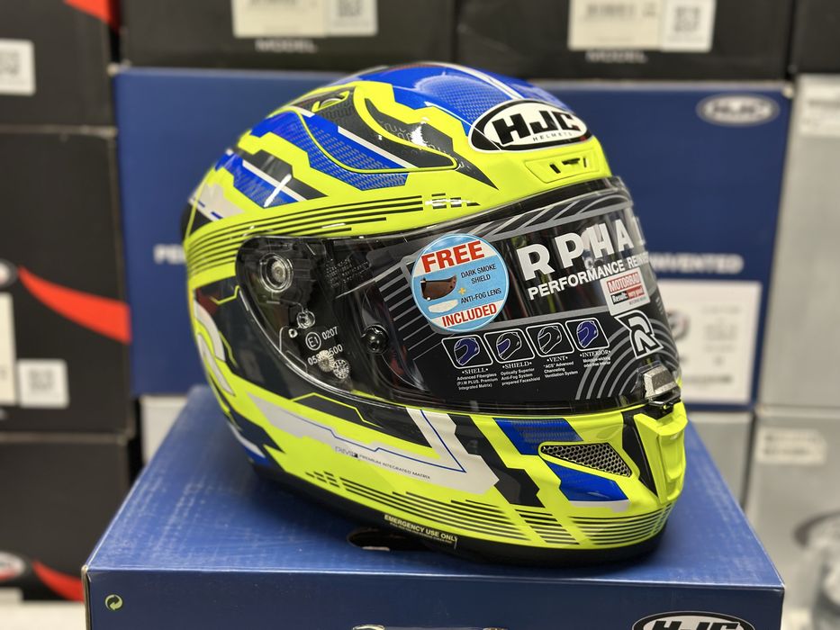 Kask motocyklowy HJC RPHA 11 STOBON rozmiar S x2 Szyba, Pinlock!