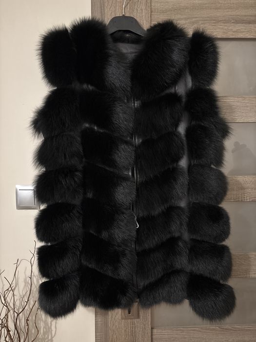 Kamizelka skora futerko