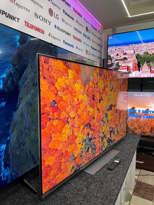 Телевізор Hanseatic 65Q850UDS — 65” 4K Smart TV, Wi-Fi, гарантія