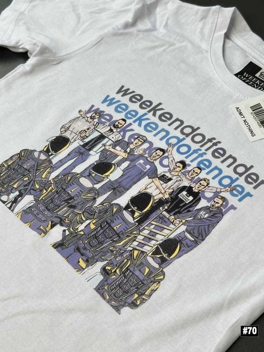 Белая Майка WK | Новая Футболка Weekend Offender Stand | XS-XXL