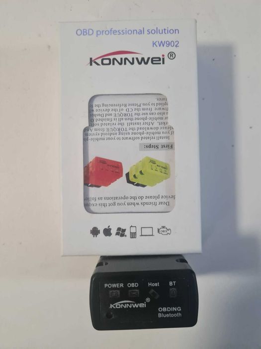 Leitor OBDII profissional Konnwei KW 902 bluetout