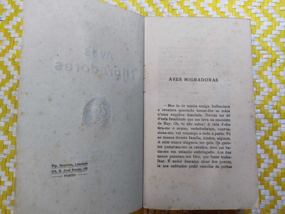 Aves Migradoras –
 Fialho D'Almeida