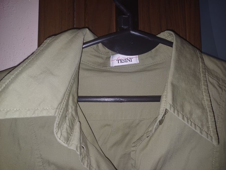Sukienka koszulowa khaki Tesini 40 (L)