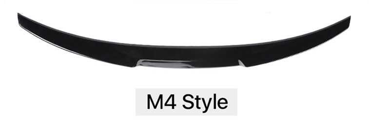 Spoiler aileron lip mala M4 Style preto brilhante vários modelos BMW