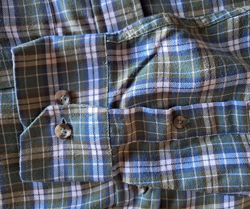 Camisa de Homem a Xadrez Hosiery (T-2) – Verde e Azul