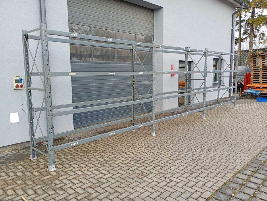 Regał magazynowy Dexion 865cmx200cmx80cm garażowy kontenerowy hala