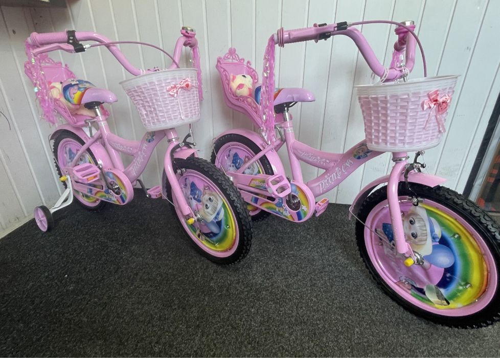 Rowerek 16 cali Princessa Księżniczka z misiem .HIT 2025 Nowość