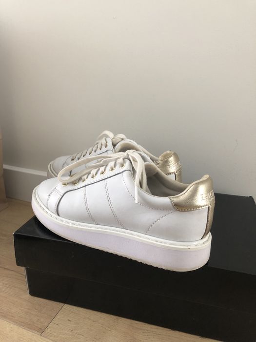 Białe sneakersy Ralph Lauren