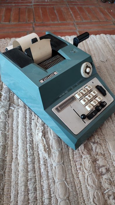 Máquina de calcular comercial Olivetti Summa Prima 20 - vintage Antiga