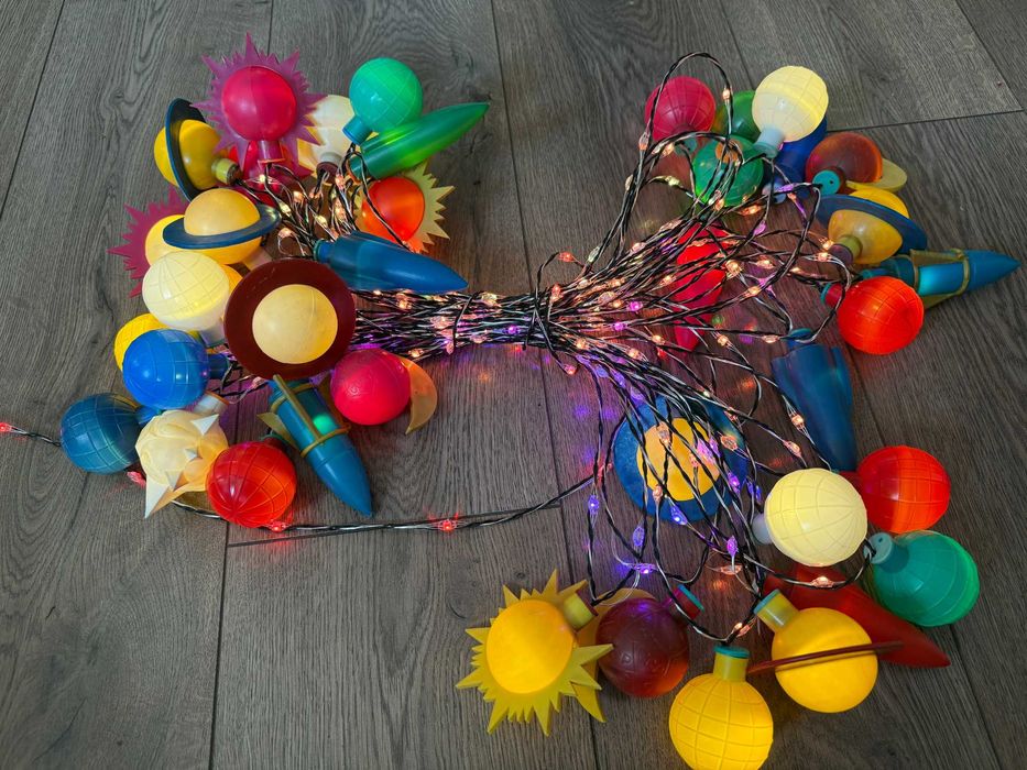 Гирлянда СССР Космос (укркабель) smart led 20метров