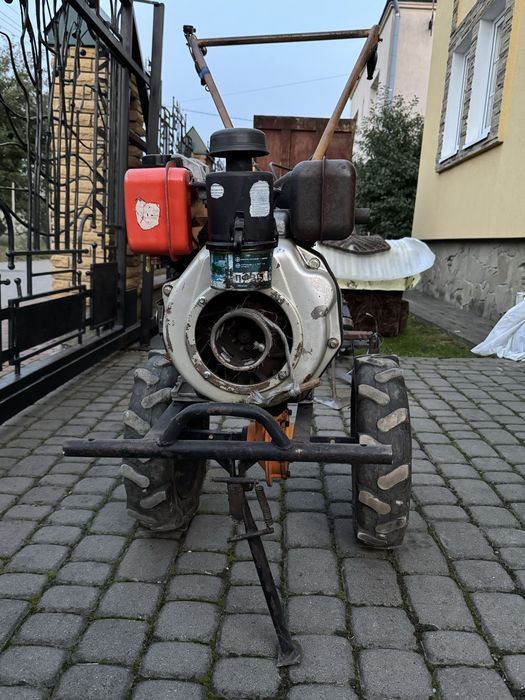 Дизельний мотоблок Zubr 6 к.с та повниц комплект навісного обладнанння