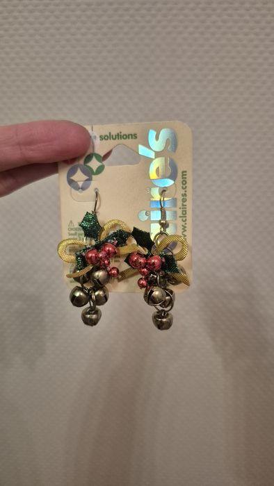 Новорічні сережки Claire’s