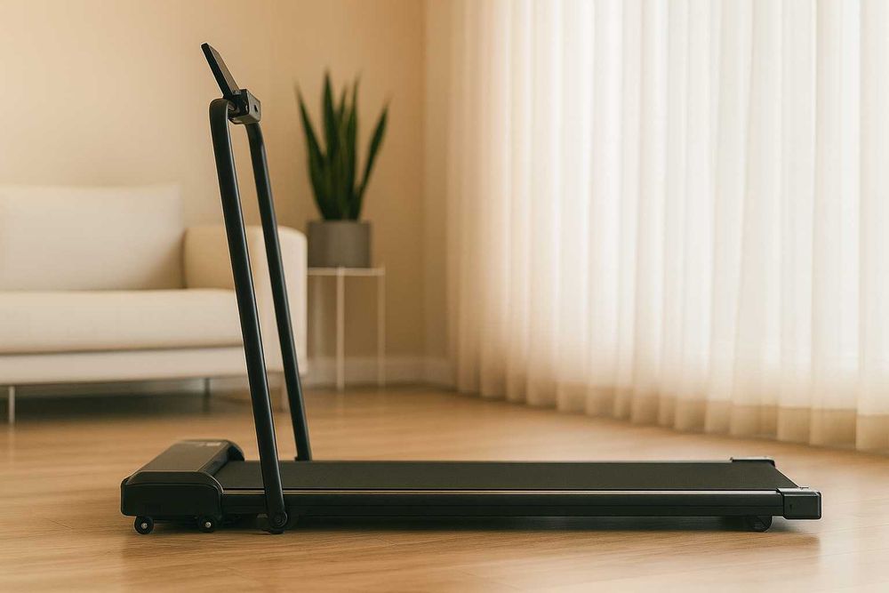 NOWA Bieżnia Elektryczna Domowa 1-10km/h Składana 120kg Regulowana