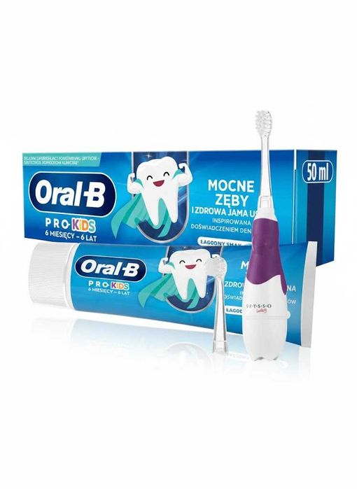 Szczoteczka soniczna dla dzieci 0–3 lata – Baby Penguin gratis pasta