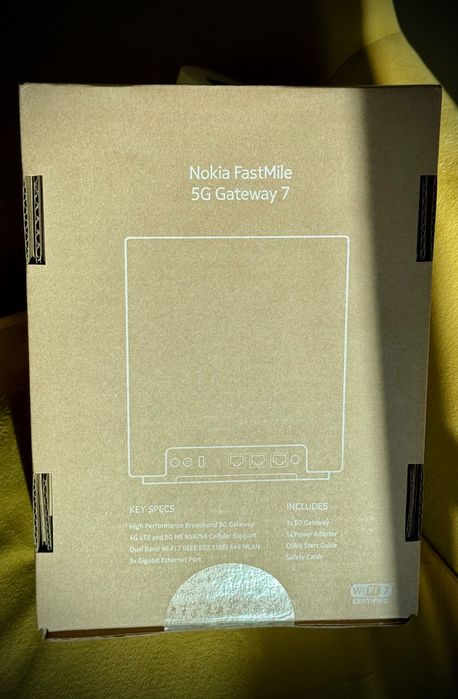 Router 5G Nokia FastMile Gateway 7 | Wi-Fi 7 | Livre (Desbloqueado) | Alternativa Fibra