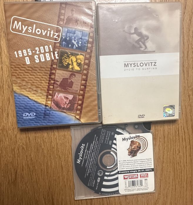 MYSLOVITZ – 2 DVD  rzadki  singiel CD