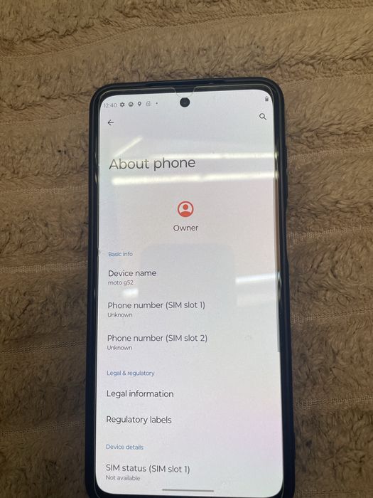Motorol moto g52