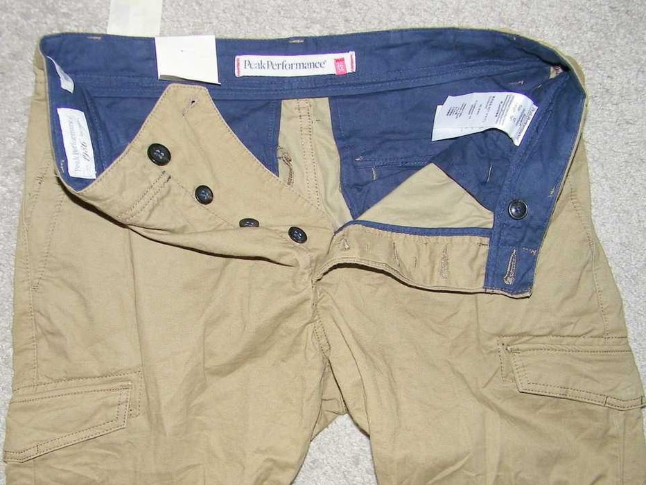 Peak Performance Bryne - SPODNIE CARGO - rozm W32 L34 - NOWE !!!