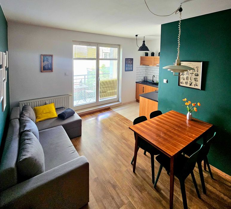 Wolny 10-12  i 16-21.8 apartament ZIELONY 5min do plaży Sopot garaż 1-4os