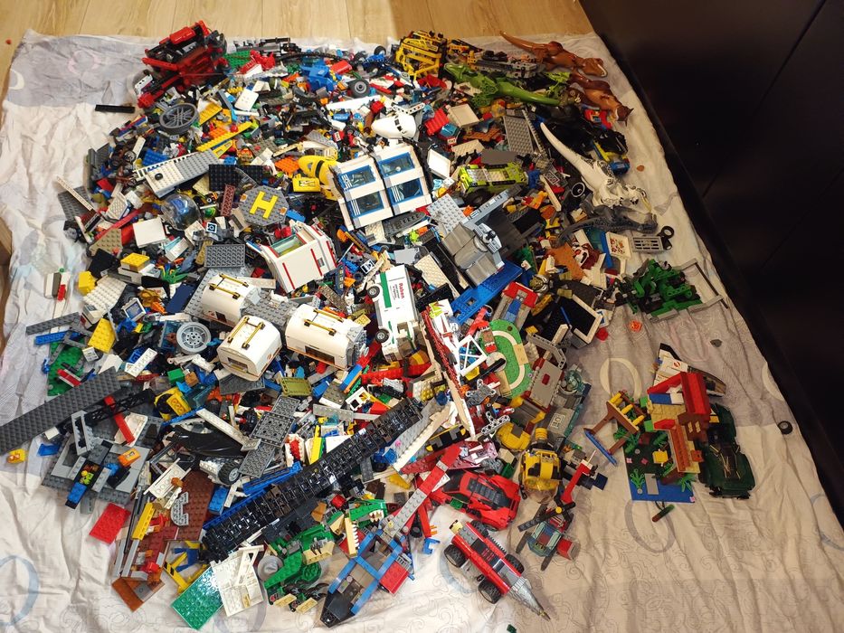 Zestaw klockow lego city 19 kg