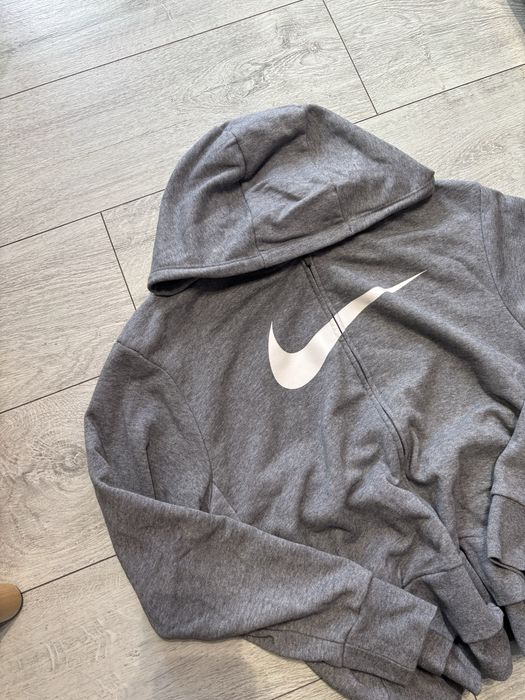 Szara bluza nike m rozpinana damska