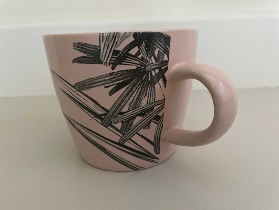 różowy kubek, Bloomingville