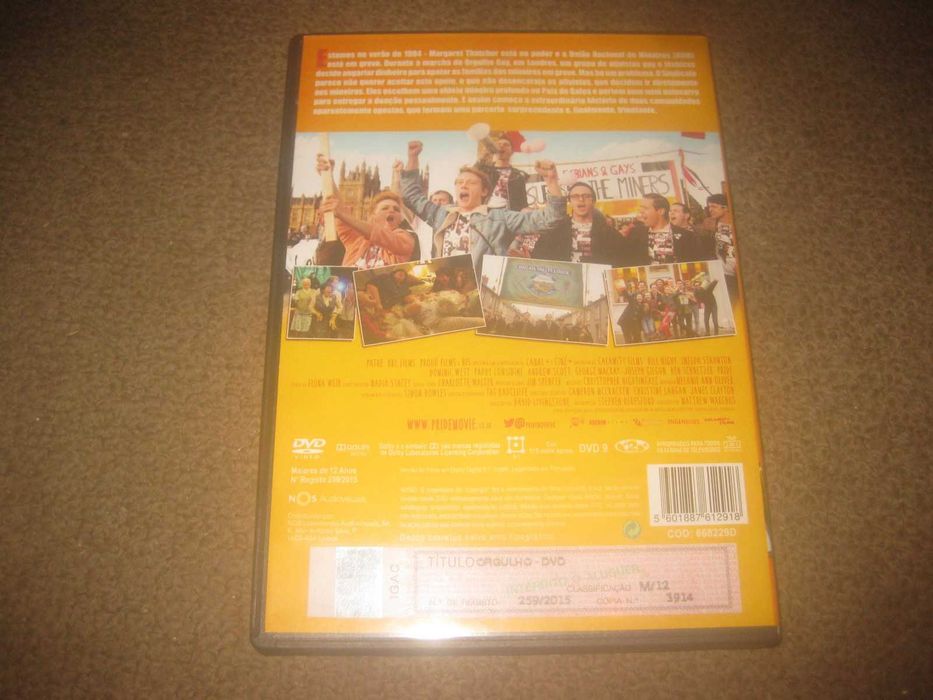 DVD "Orgulho" com Dominic West/Raro!