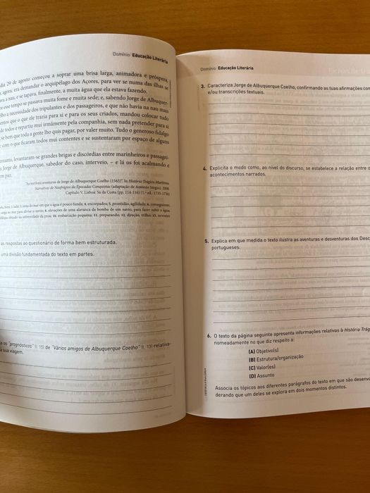 Caderno de atividades português