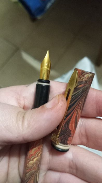 Caneta de aparo marca