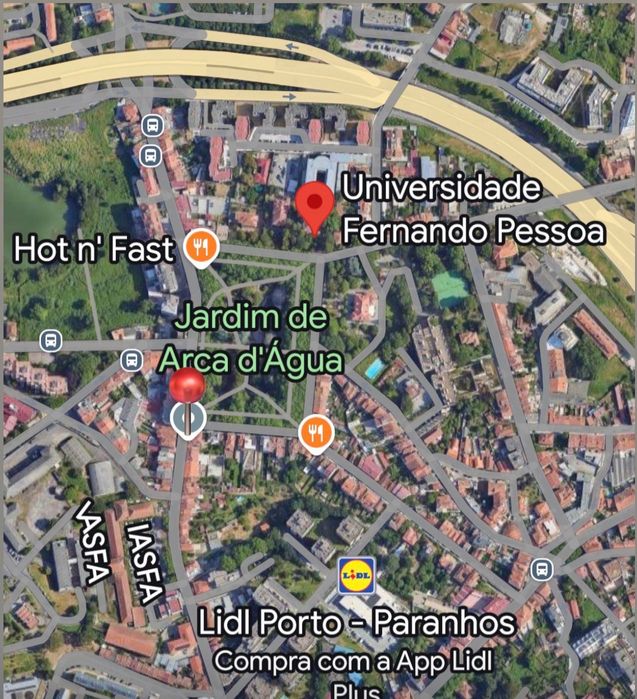 Arrenda-se T0 Porto / Jardim Arca d’ água