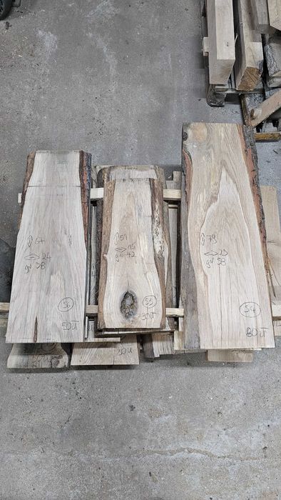 Deski dębowe żywica loft rustykalny