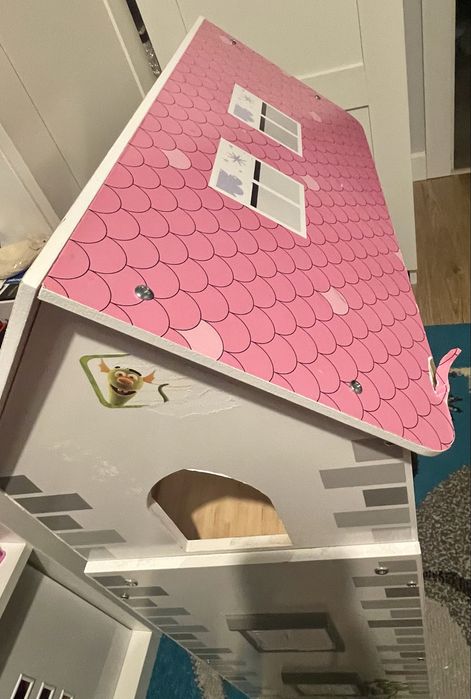 Domek dla lalek drewniany winda lidl