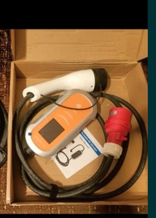 Mobilny Wallbox 11kW 5m 3-fazy type2 ładowarka ev 16A
