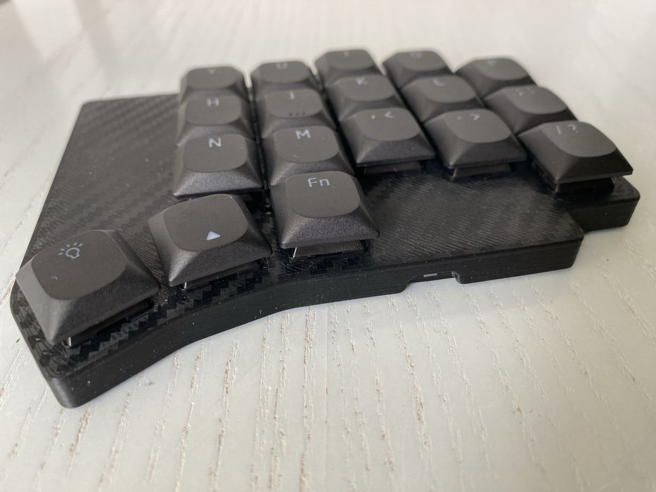 Ергономічна спліт клавіатура Flake 2 в 1 (choc+mx), підтримка Miryoku