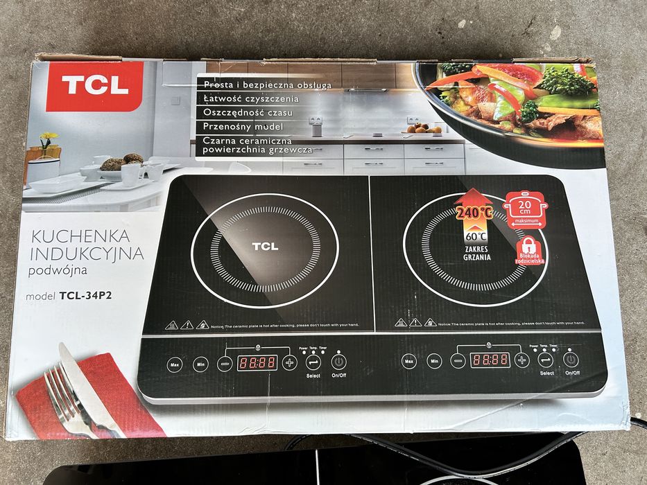 Kuchenka indukcyjna podwójna TCL 34P2