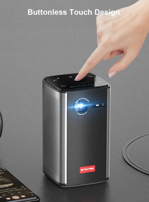 Портативний проєктор 4K міні BYINTEK P70 Android 9.0 Wi-Fi 3D-проектор