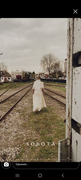 Suknia ślubna + etola